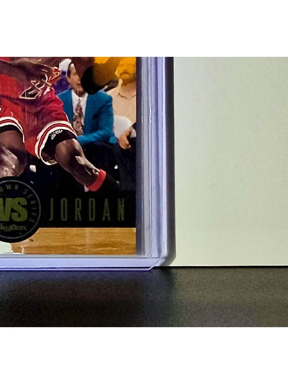 Michael Jordan 1993-94 Skybox Showdown Series VS Clyde Drexler #SS11 Card Bulls